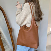3 Colors Simple Literature Shoulder Bag